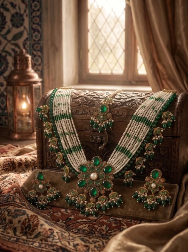 Turkish Jewellery Necklace Make with Pearls and Pendent